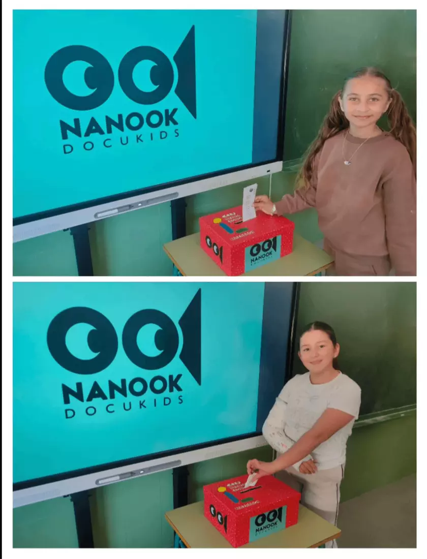 Momentos de votación en el aula