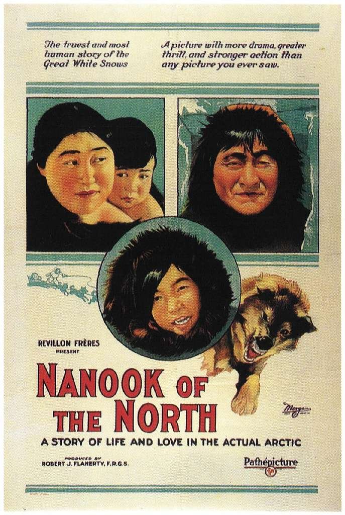 Fotograma de Nanook of the North, familia inuit en el hielo